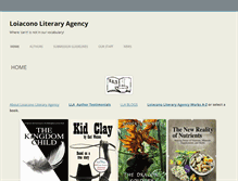 Tablet Screenshot of loiaconoliteraryagency.com